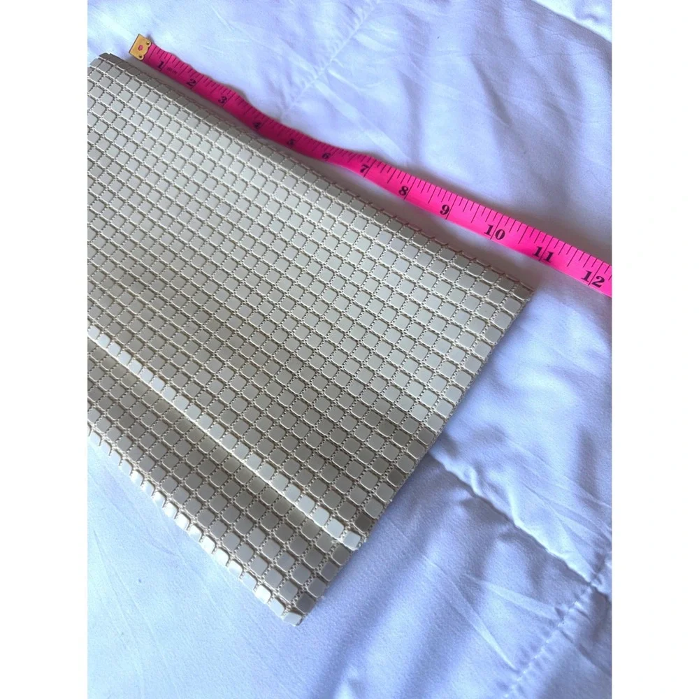 Romantic 1970's Vintage‎ Square Plastic Disco Purse Great Condition Retro